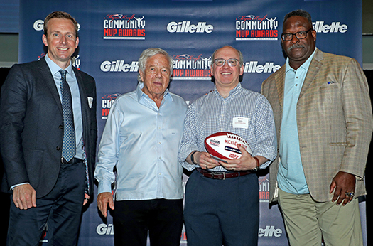 Huggins Hospital Pediatrician, Dr. Matos, Receives Patriots Foundation MVP Award